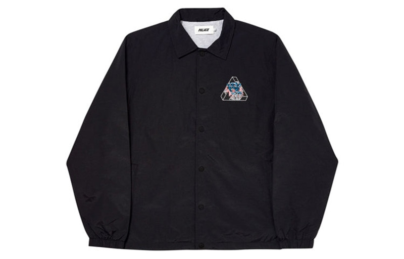 PALACE PALACE Triangle Pattern Logo lapel Jacket Unisex Black P17JK072 outlook