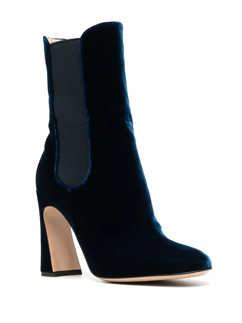 Aura velvet ankle boots - 2