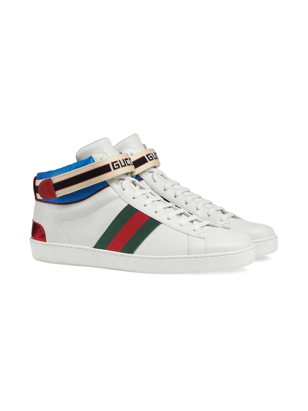 Gucci stripe Ace high-top sneakers - 3