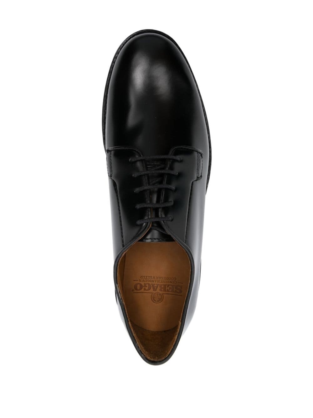 leather derby shoes - 4