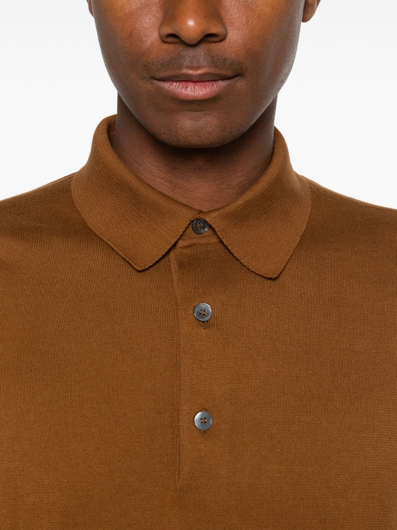 short-sleeve knitted polo shirt 5