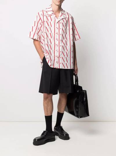 Valentino VLTN-print short-sleeve shirt outlook