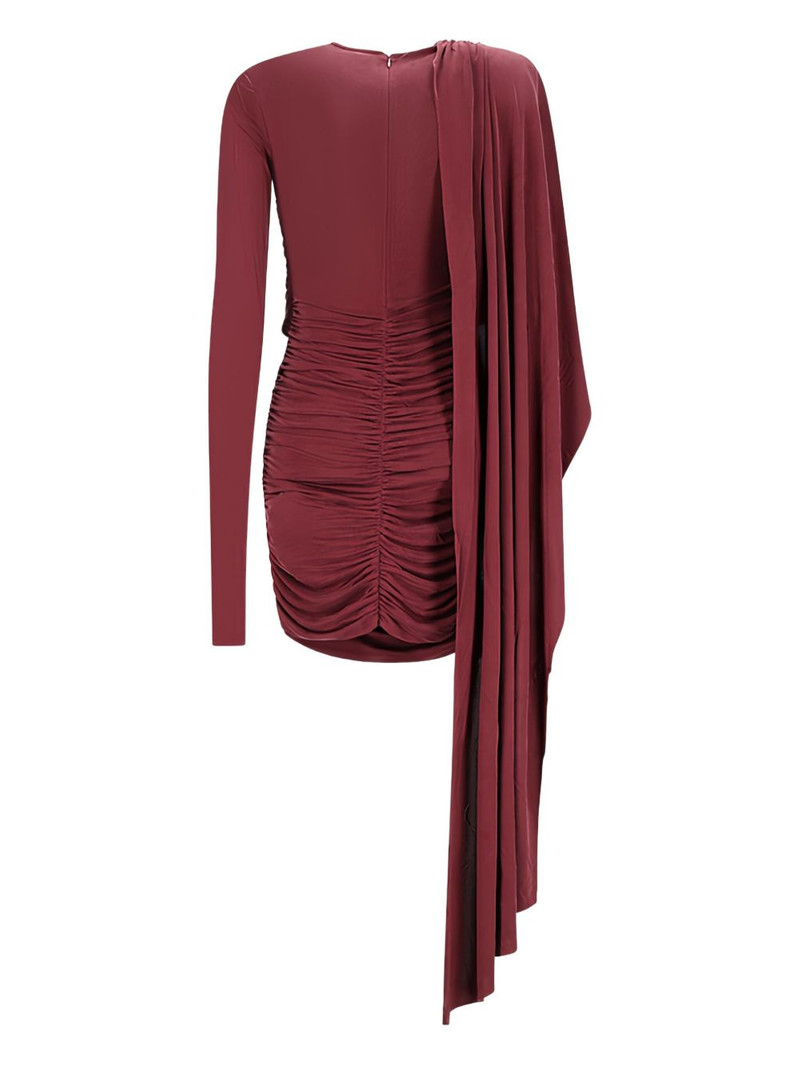 THE ANDAMANE draped long-sleeve dress outlook