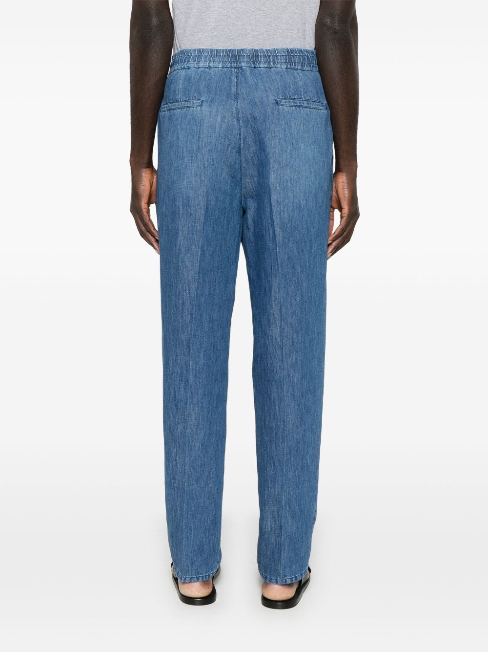 pleat-detailing jeans - 4