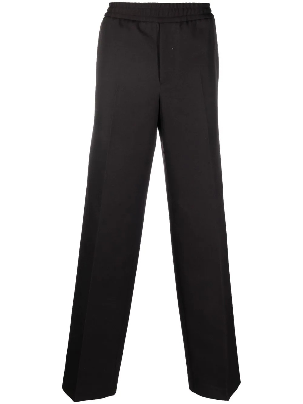 wide-leg virgin-wool pants - 1