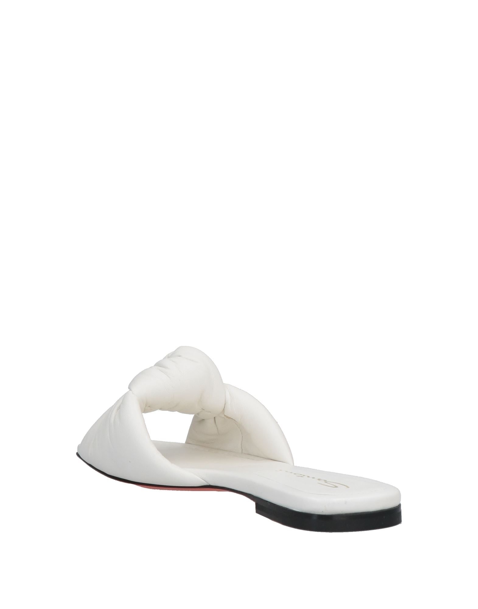 White Women's Sandals - 3