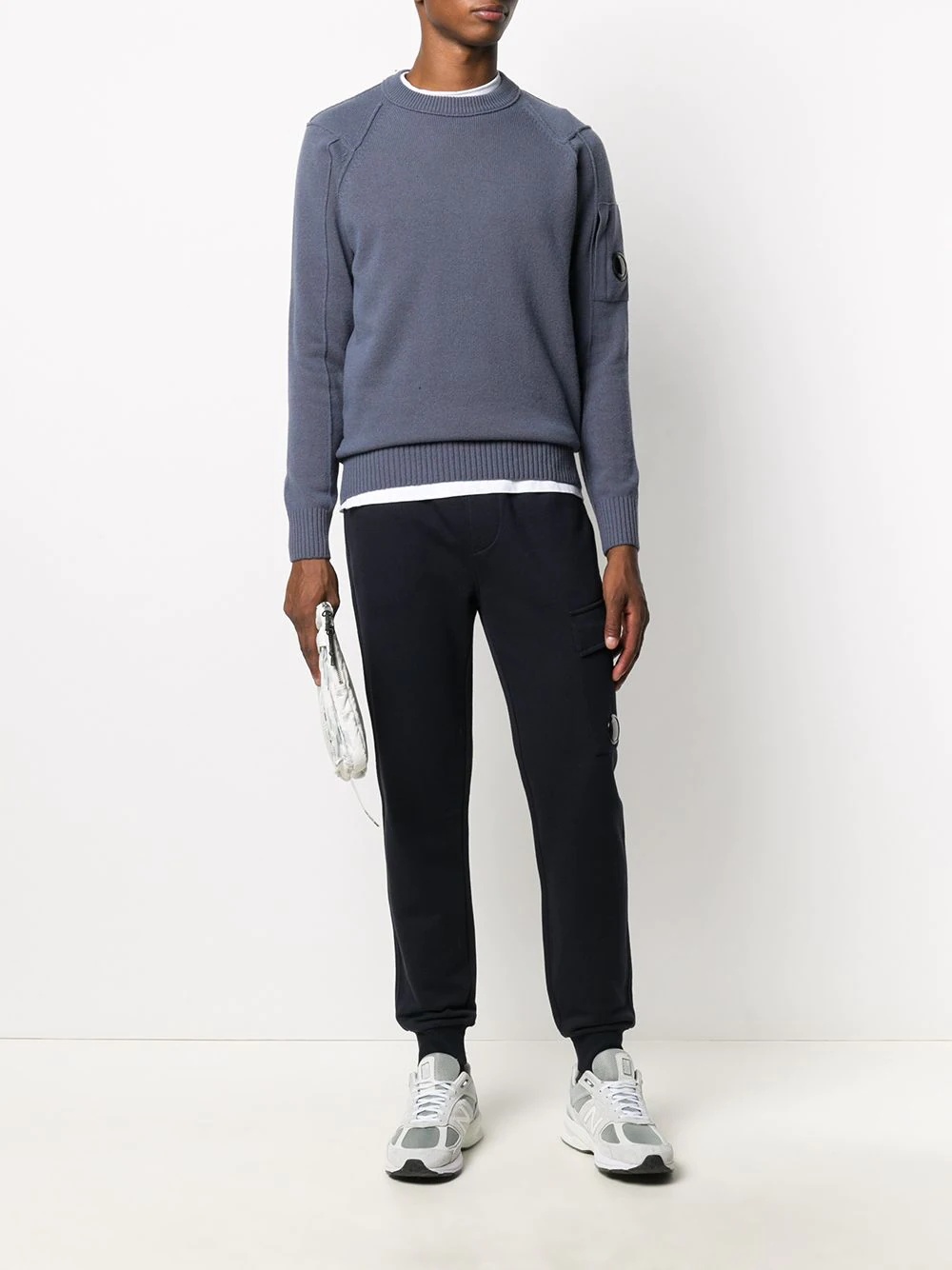 cargo-pocket cotton sweatpants - 2