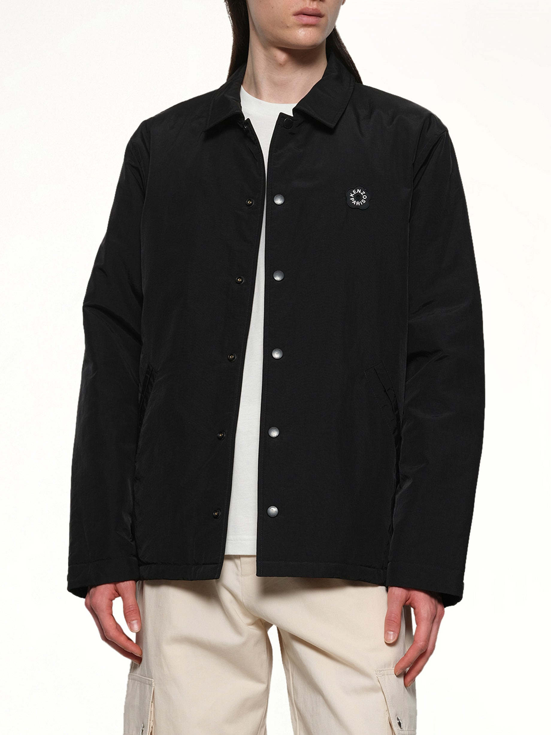 Boke Flower 2.0 Reversible Heavy Coach Jacket in Black - 6
