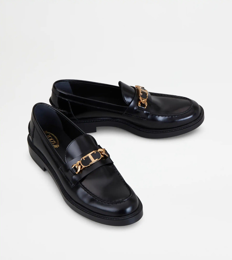 LOAFERS IN LEATHER - BLACK 2