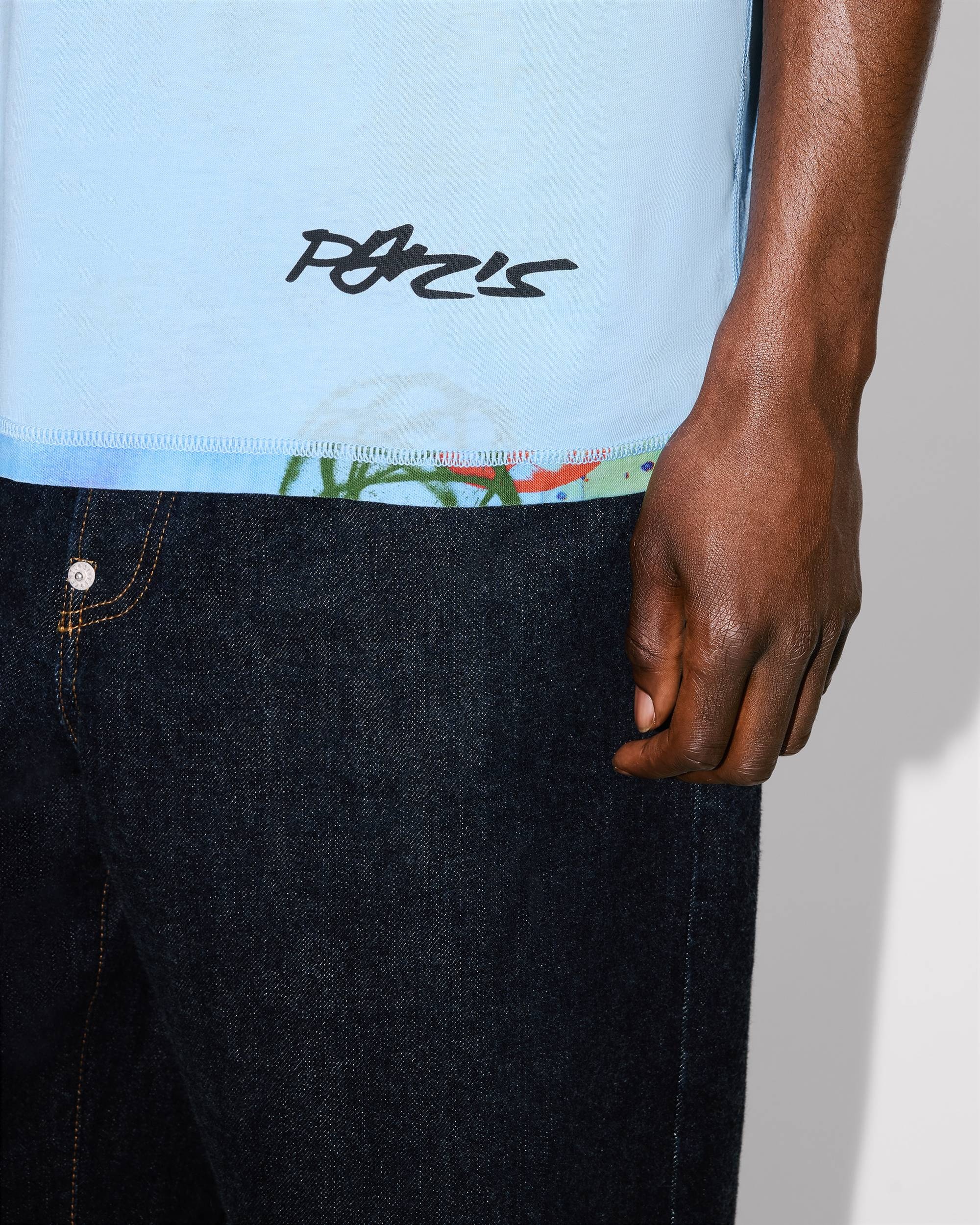 'Kenzo x Futura 2000' reversible T-shirt in cotton - 8