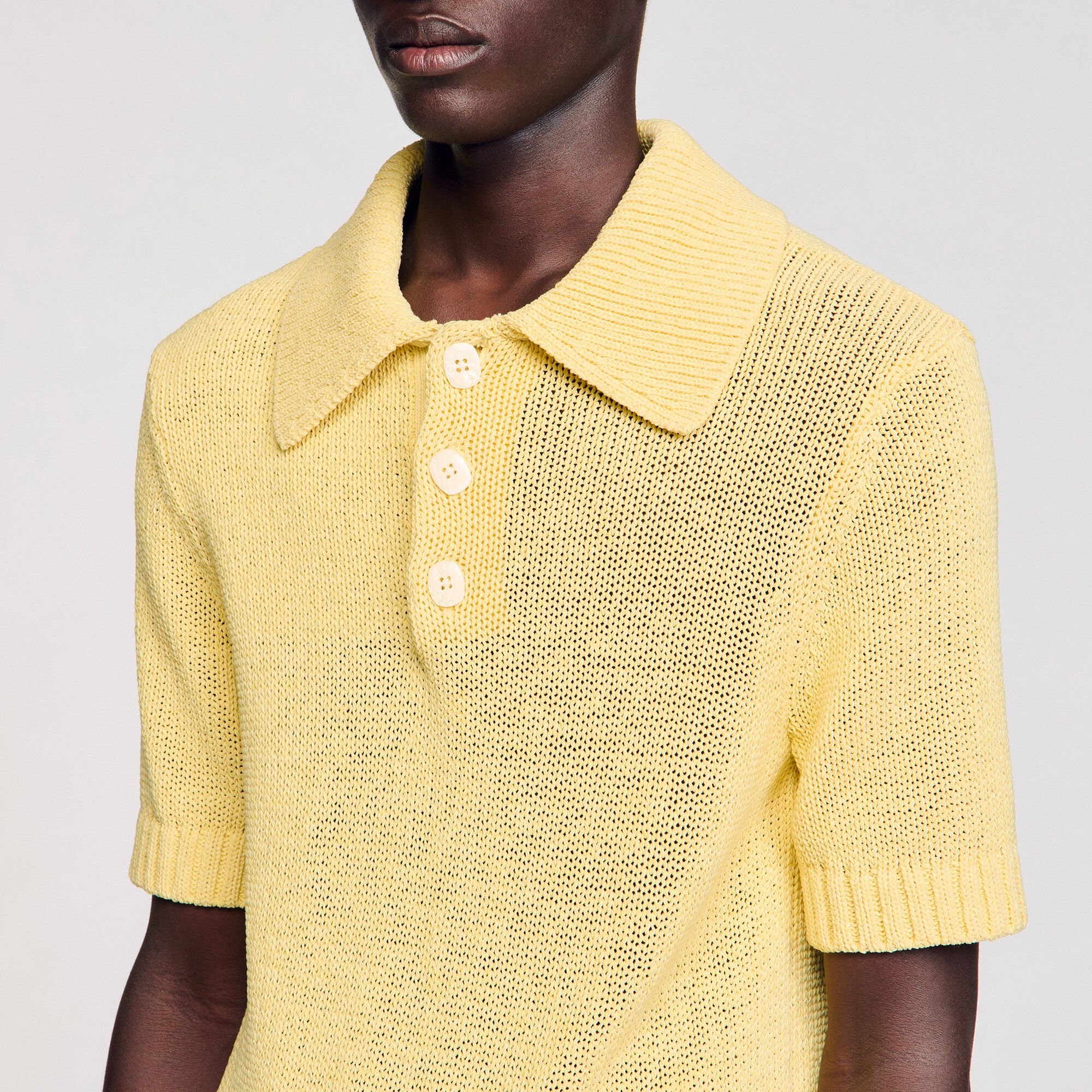 KNIT POLO SHIRT - 3