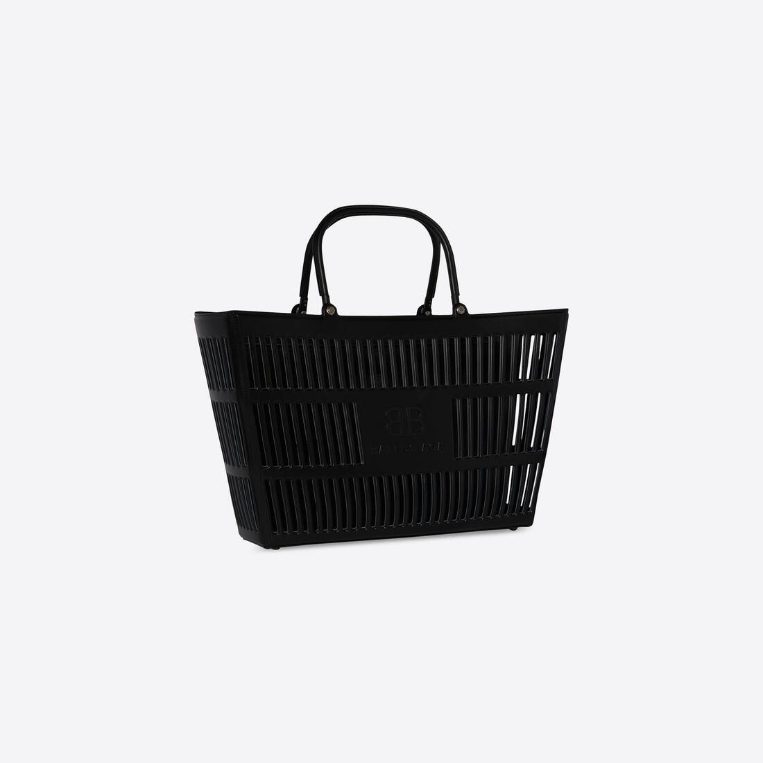 Mag Large Basket Bag in Black - 3