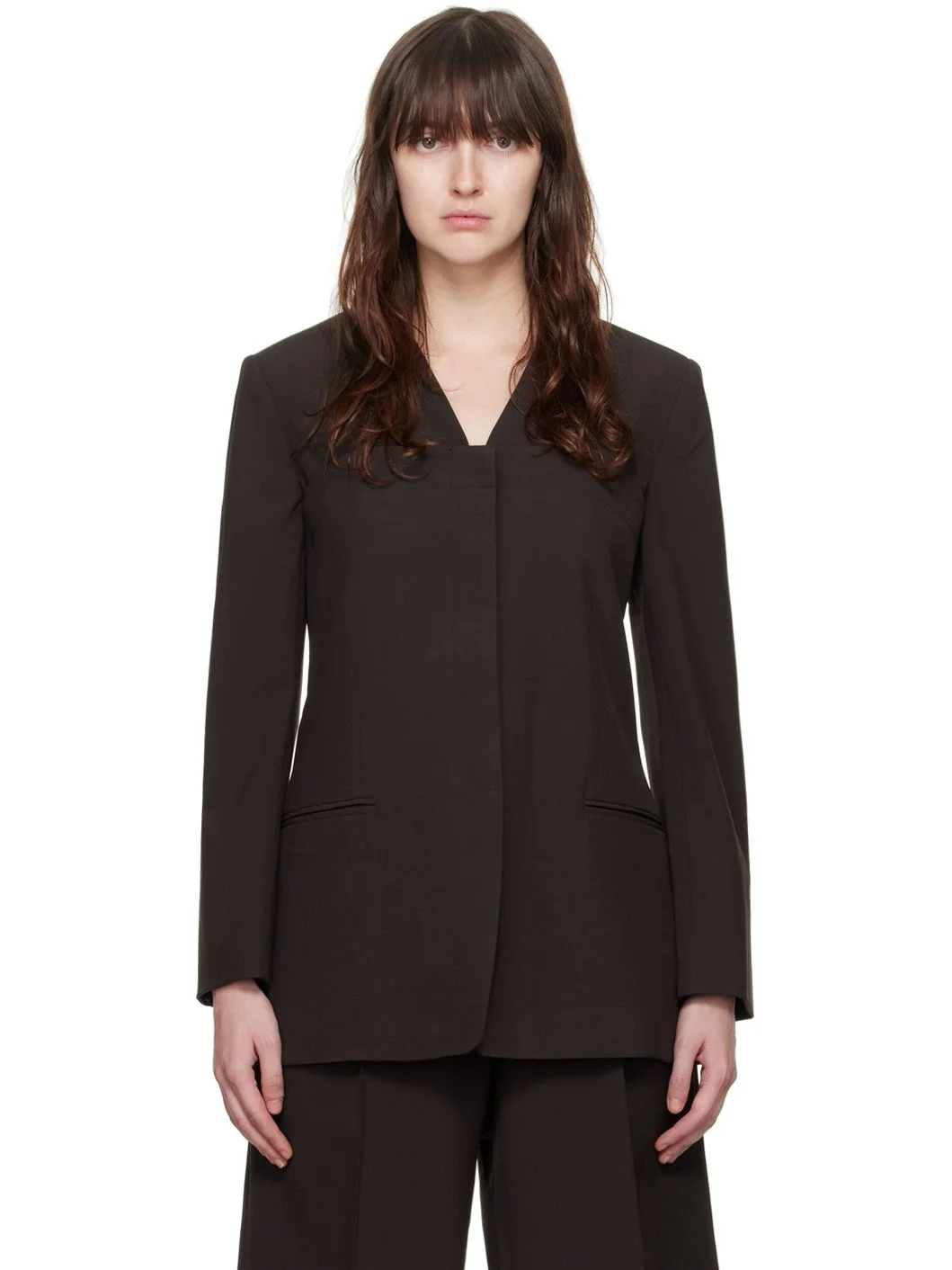 Brown Bolero Blazer - 1