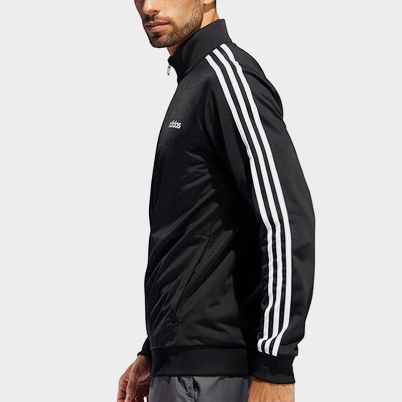 adidas Stand Collar Casual Sports Running Jacket Black FM5770 - 5