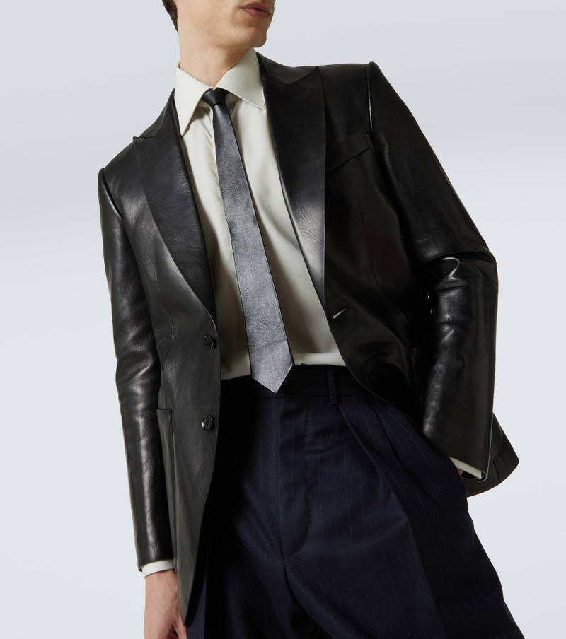TOM FORD Leather tie outlook