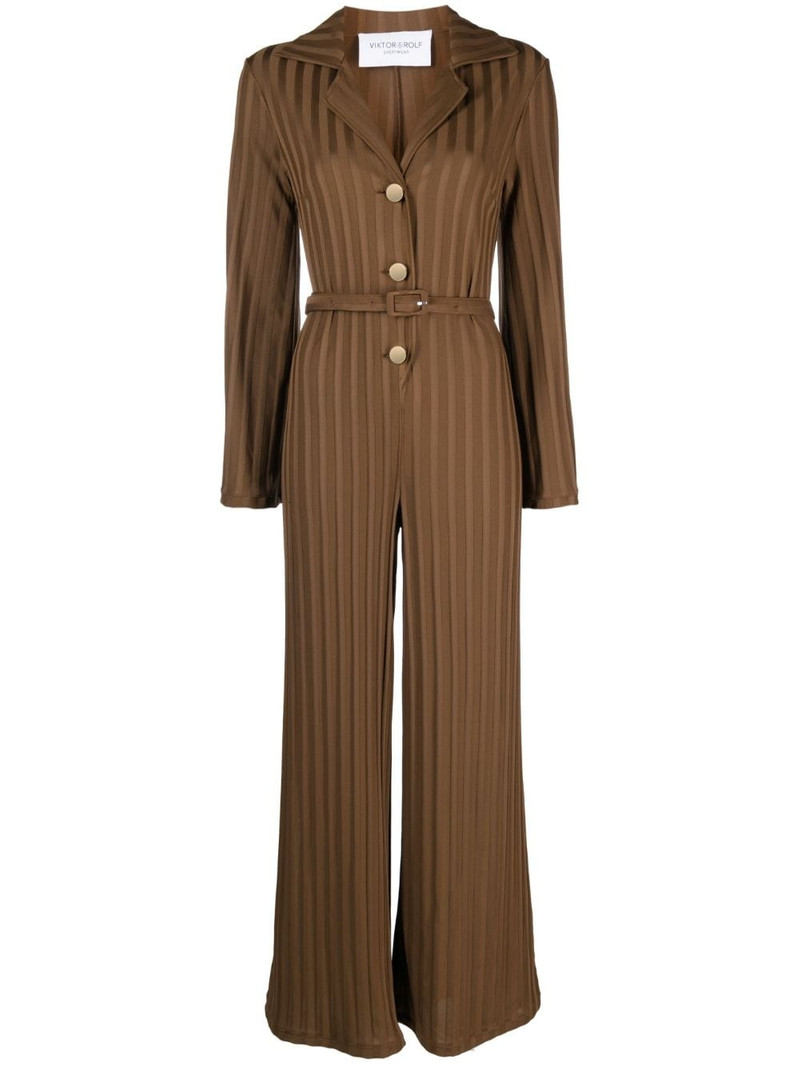 ribbed-knit cotton jumpsuit 1