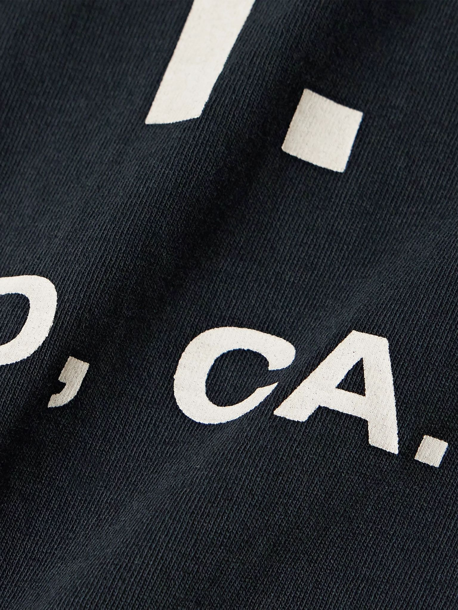 Logo-Print Cotton-Jersey T-Shirt Black - 5