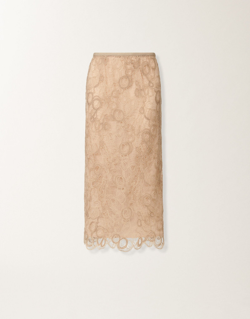 Macramé lace skirt 1