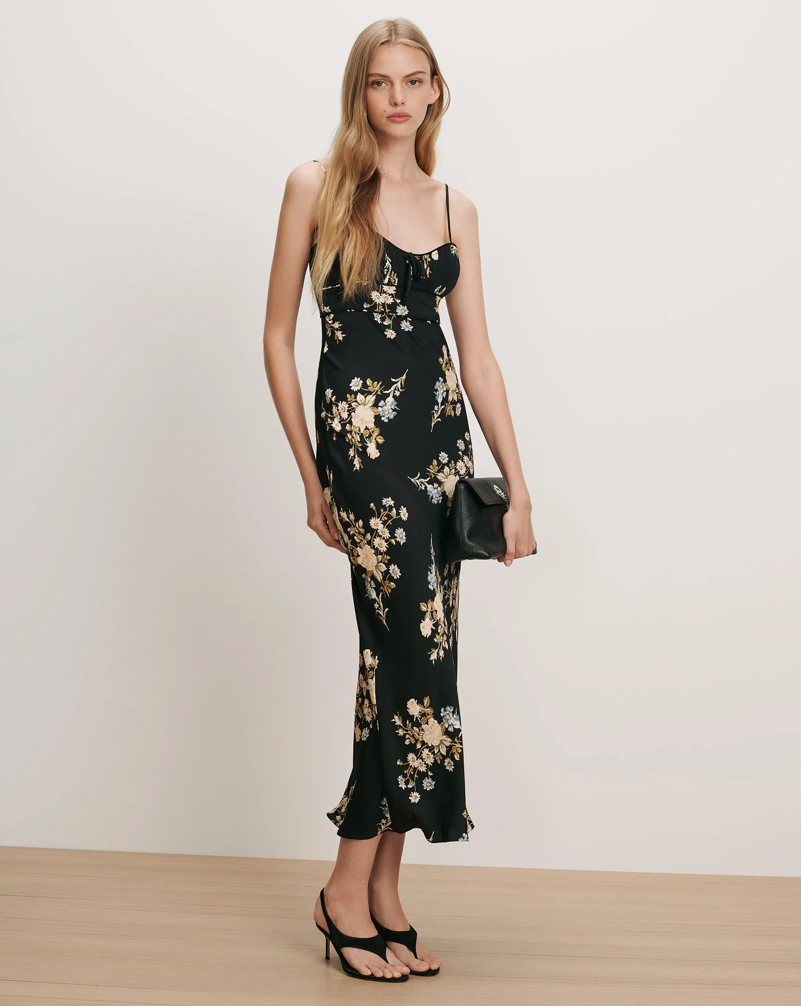 KIEREN FLORAL SLIP DRESS - 1