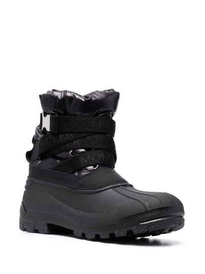 Moncler clasp-buckle strap boots outlook