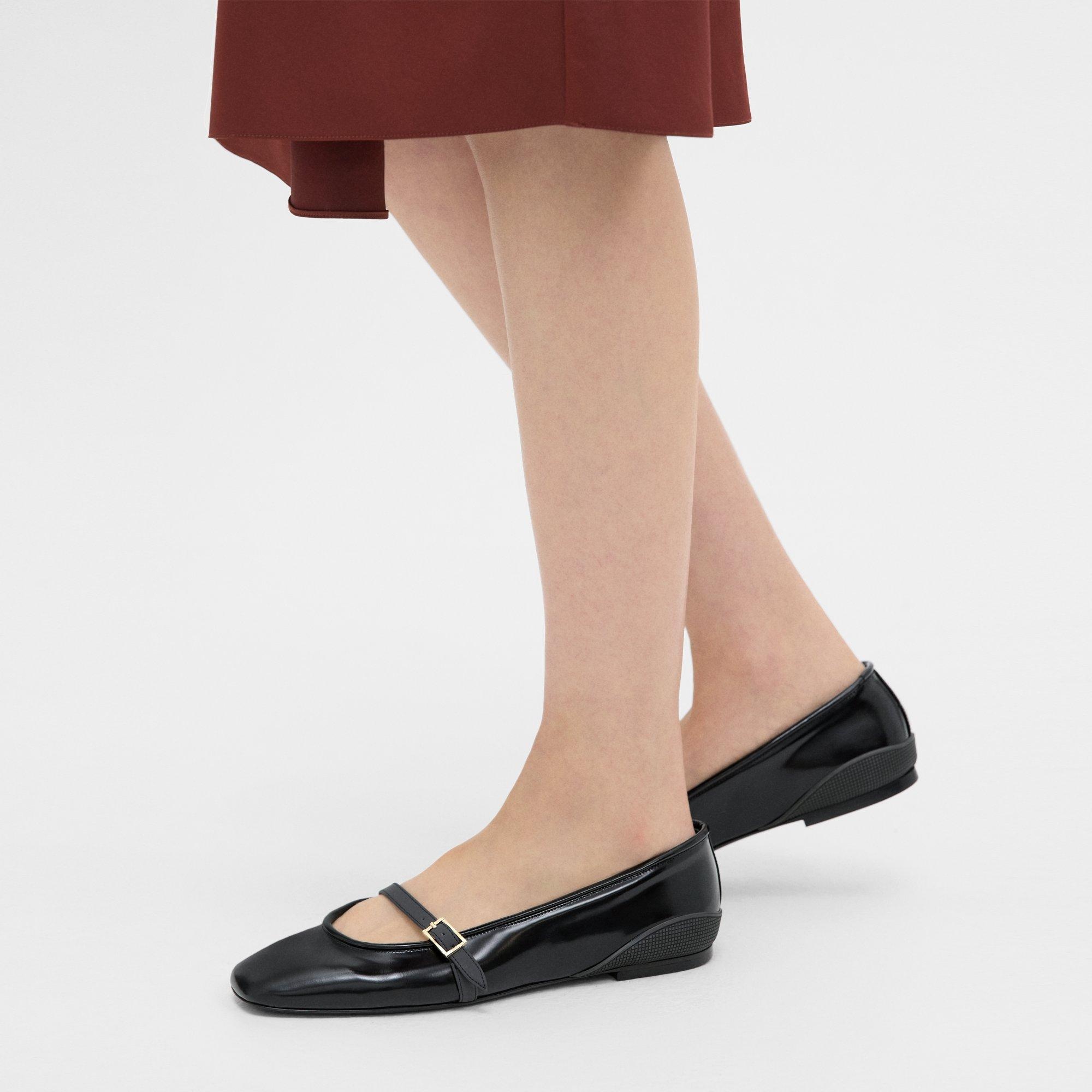 Leather Ballerina Flat - 2