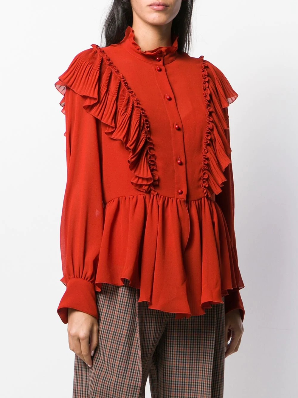 Neo-Victorian ruffled blouse - 3