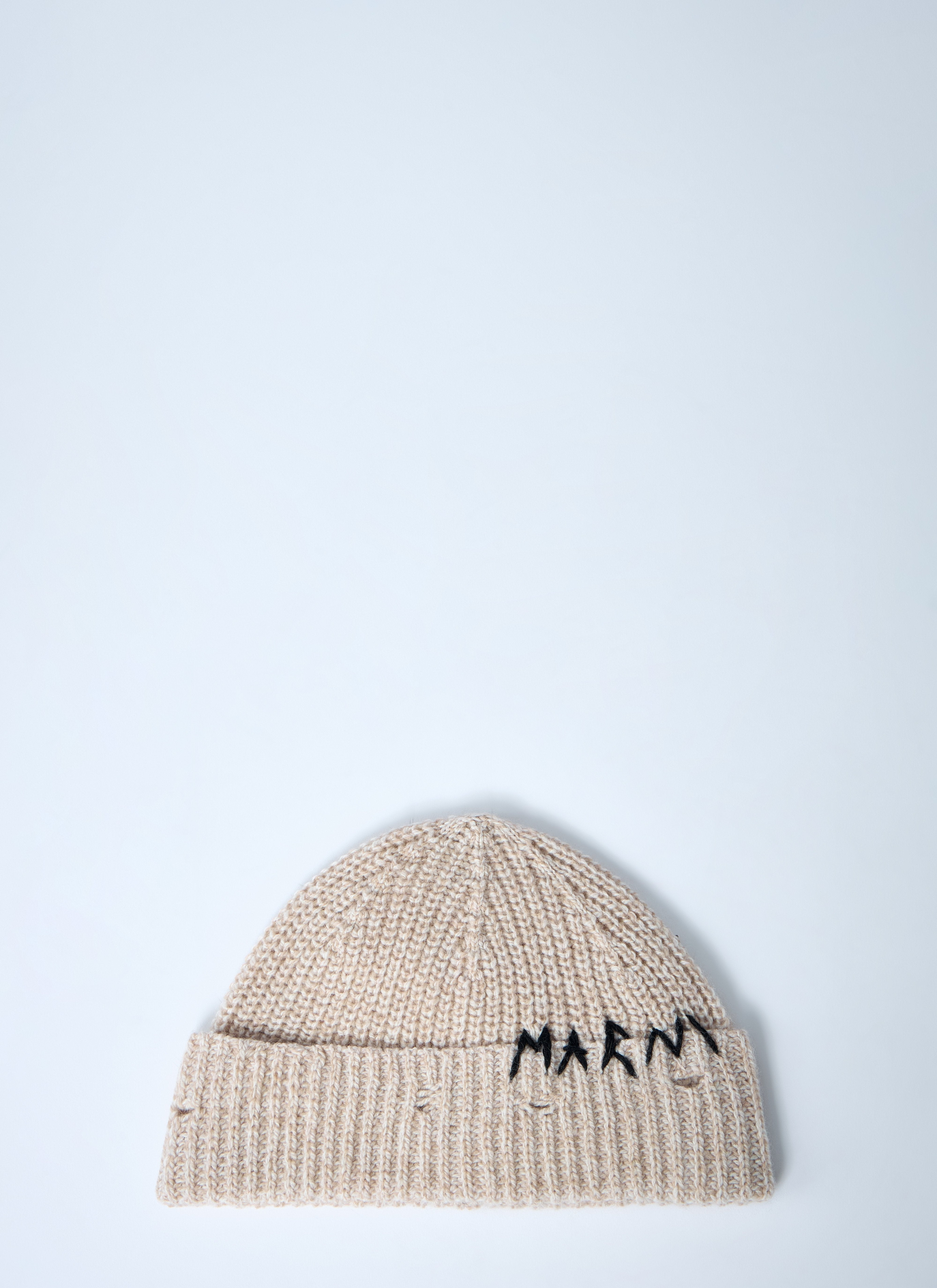 Marni Women Logo Motif Beanie Hat - 1