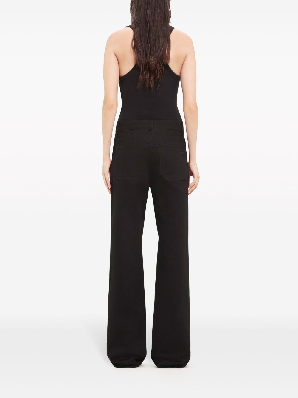 low-rise wide-leg jeans - 4