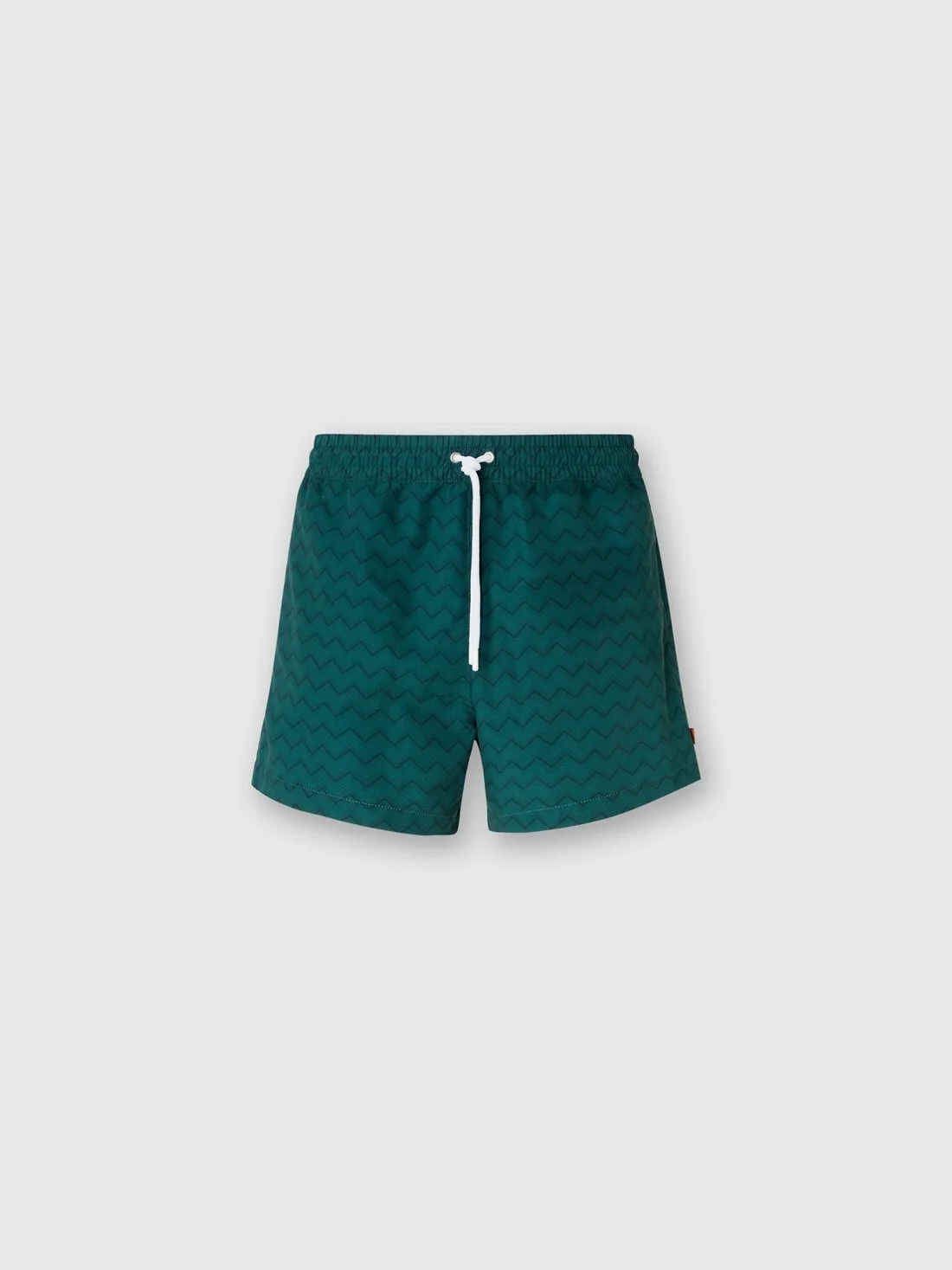 Tonal zigzag swim trunks - 1