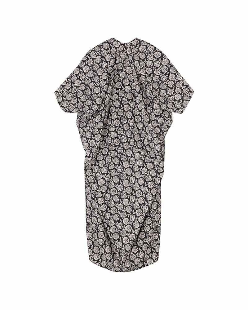 visvim RUANA DRESS KHADI BLACK outlook