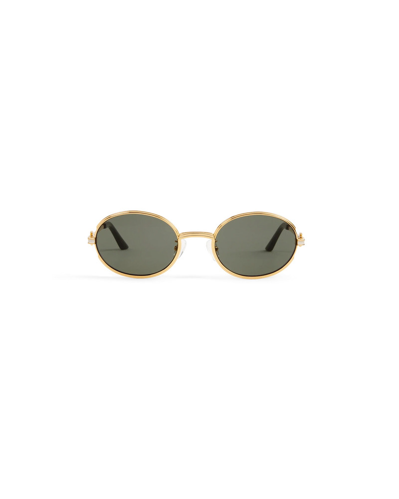 CASABLANCA Green & Gold The Hero Sunglasses outlook