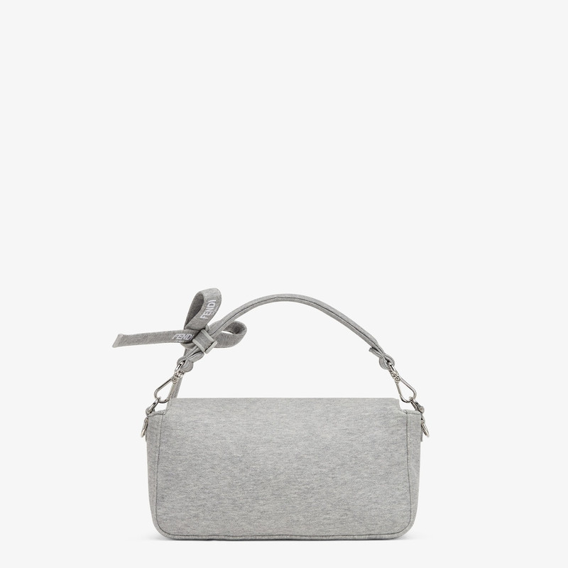 Limited edition Fendi by Marc Jacobs Baguette, made of gray mélange jersey with ‘The Baguette Fendi  3