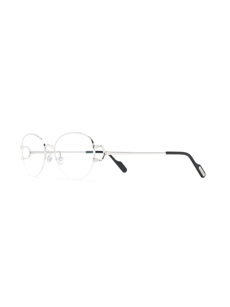 Cartier oval frame sunglasses outlook