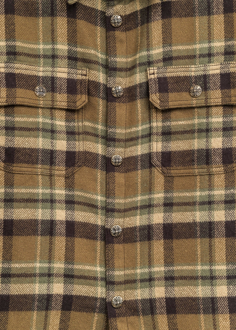 Chrome Hearts Green Plaid Workdog Jacket Size 3