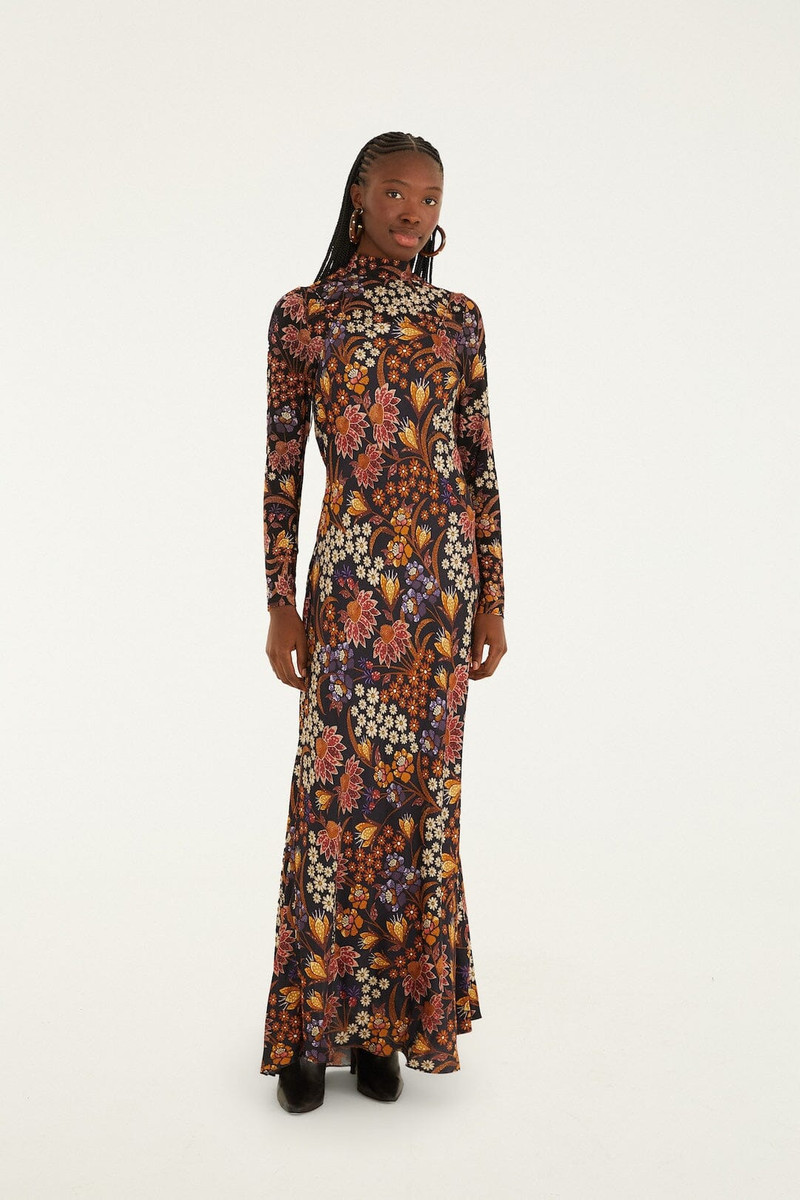 Black Lili Slip Maxi Dress 4