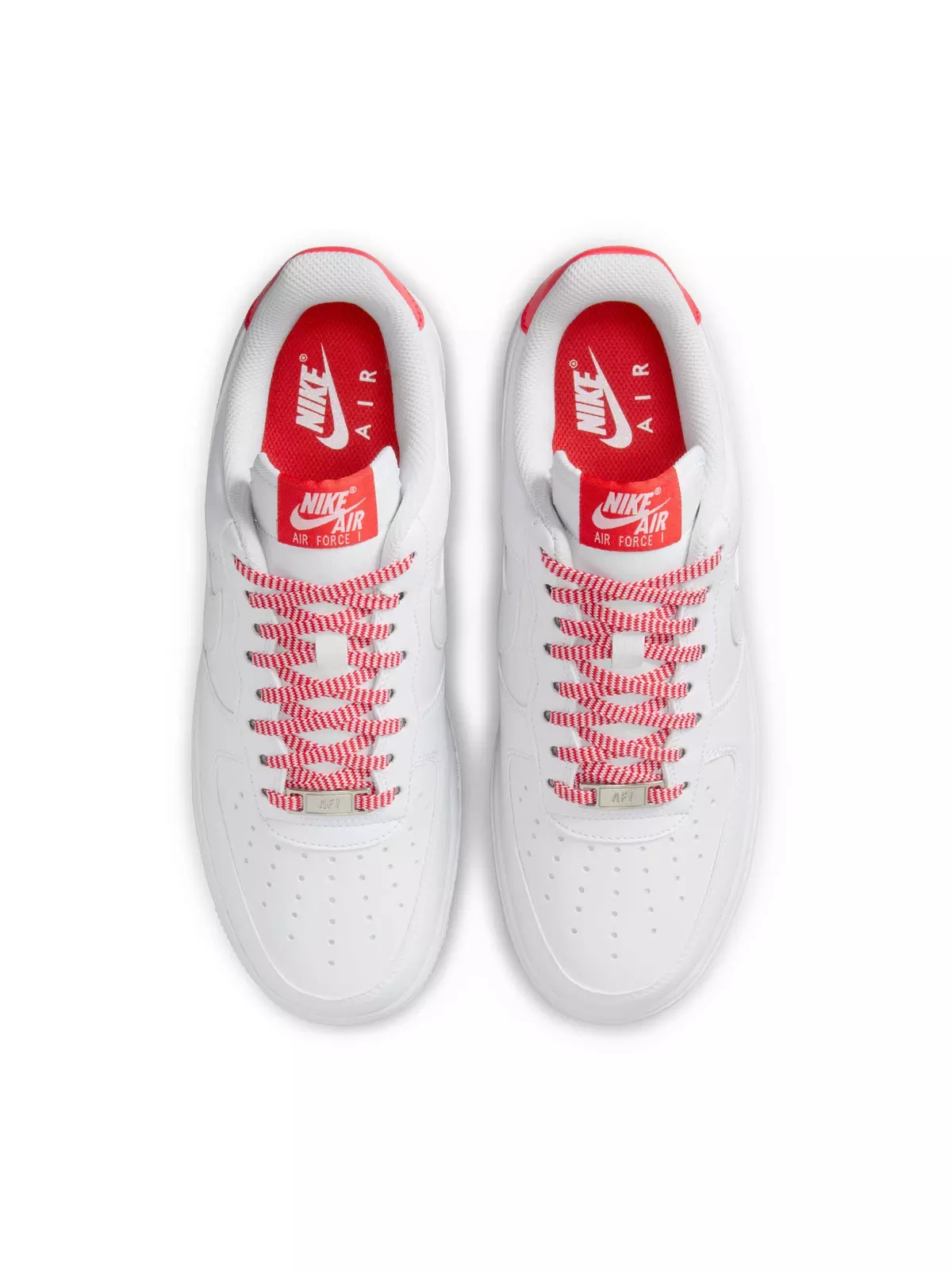 Air Force 1 '07 "White/Pink Foam/Metallic Silver/Light Crimson" Women's Shoe - 4