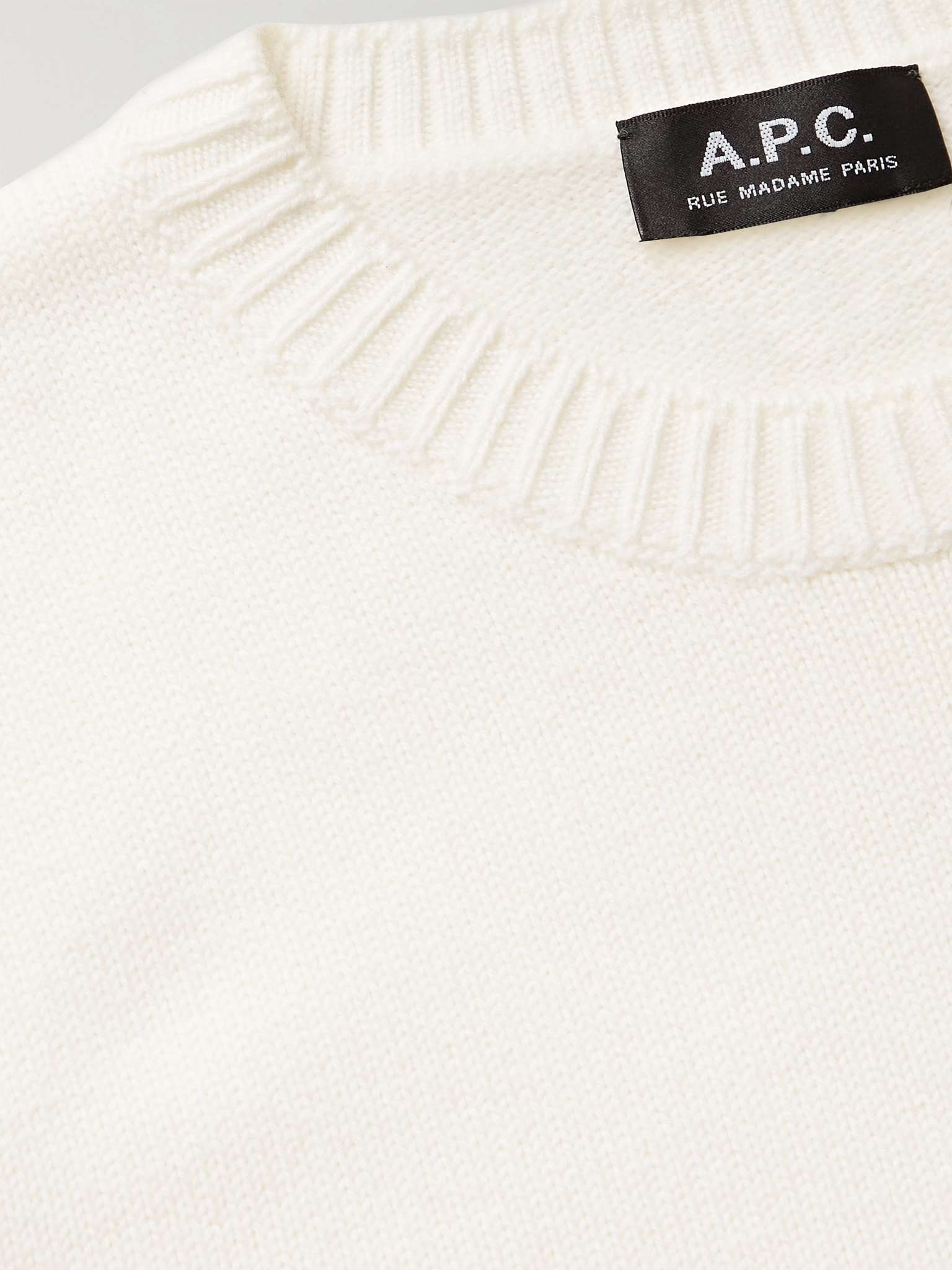 Logo-Jacquard Wool Sweater - 5