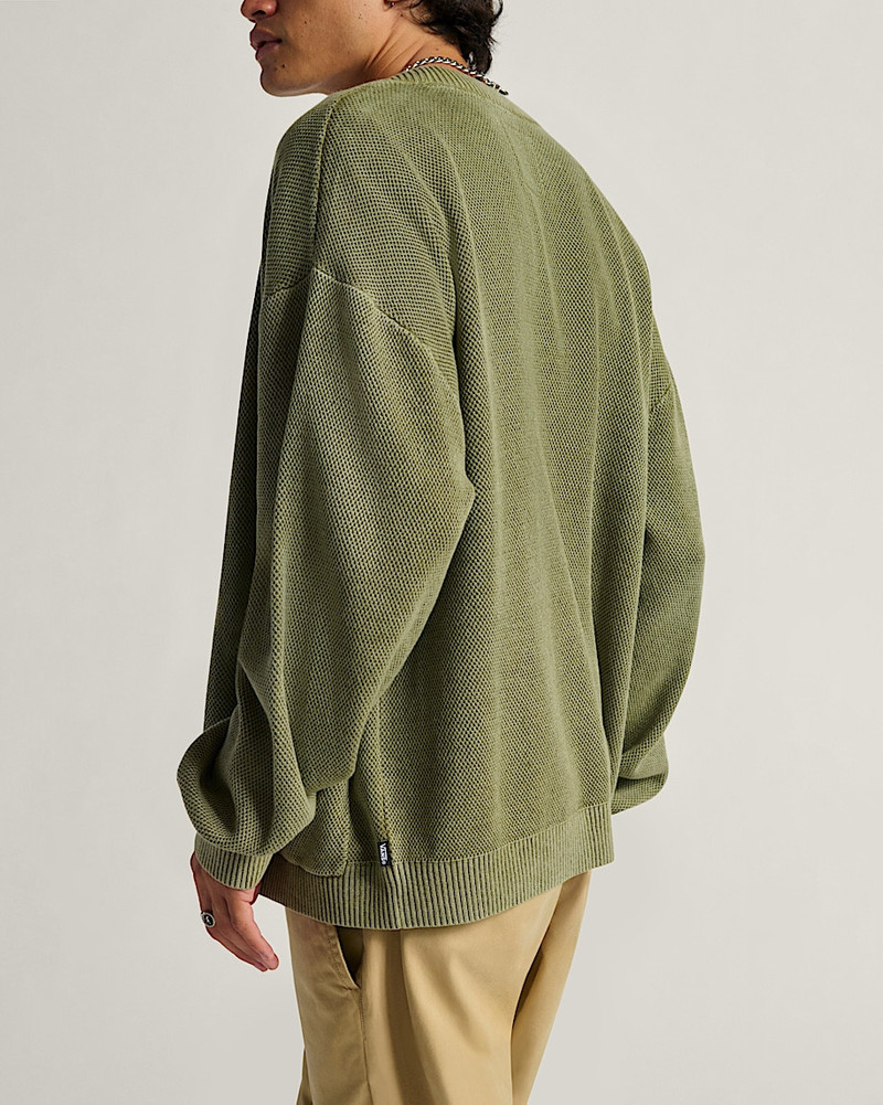Bayview Acid Wash Cardigan Sweater 7