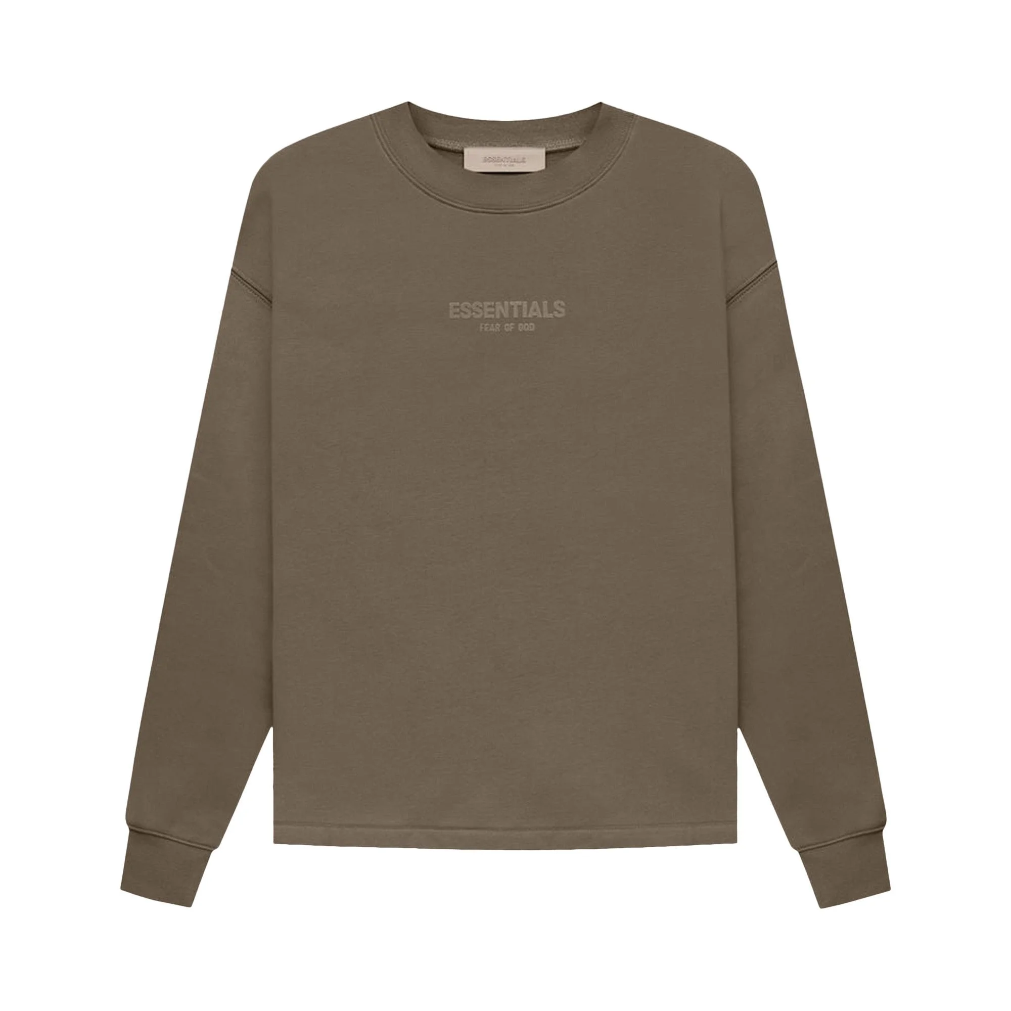 Fear of God Essentials Relaxed Crewneck 'Wood' - 1