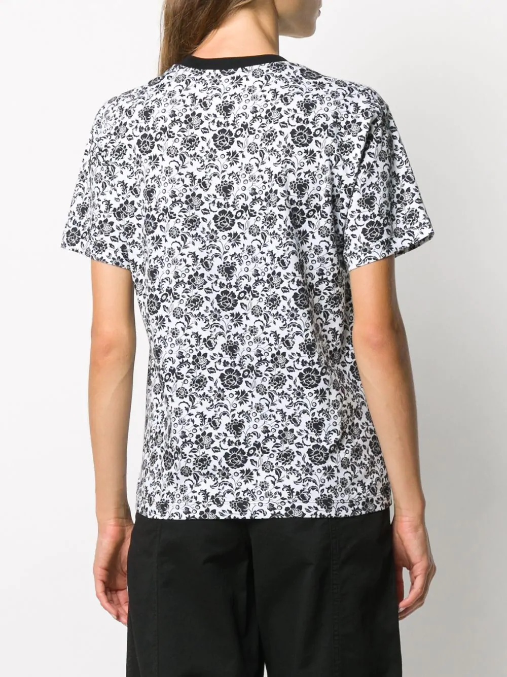 floral print T-shirt - 4