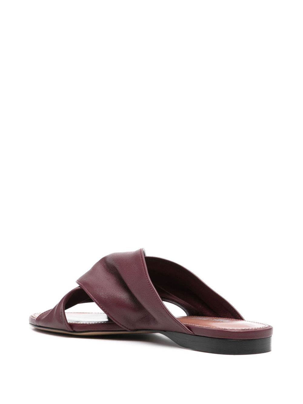 leather slides - 3
