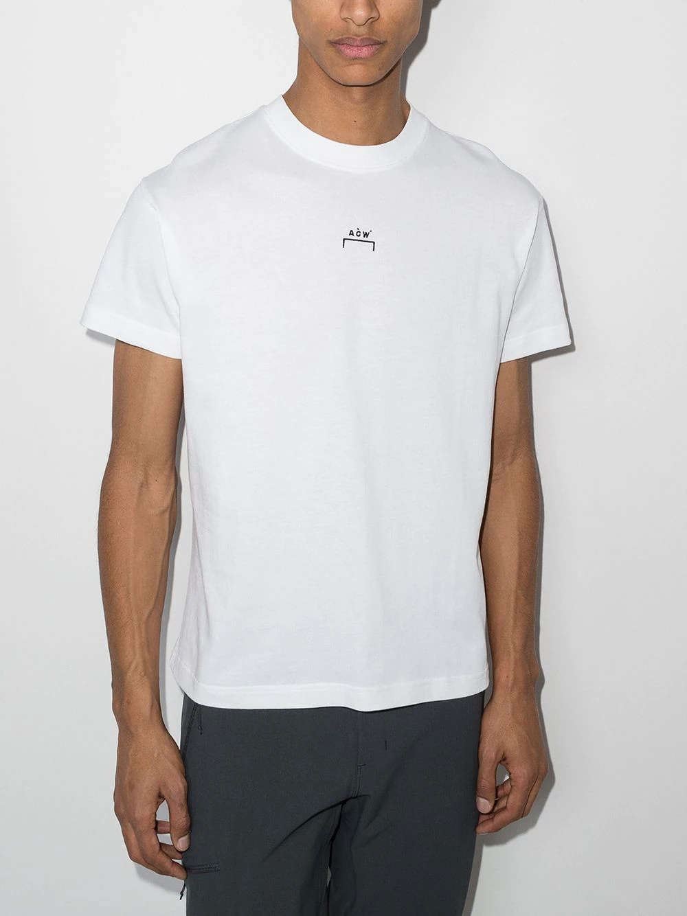 rear graphic-print T-shirt - 2