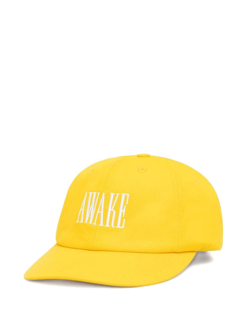 logo-embroidered cap 1