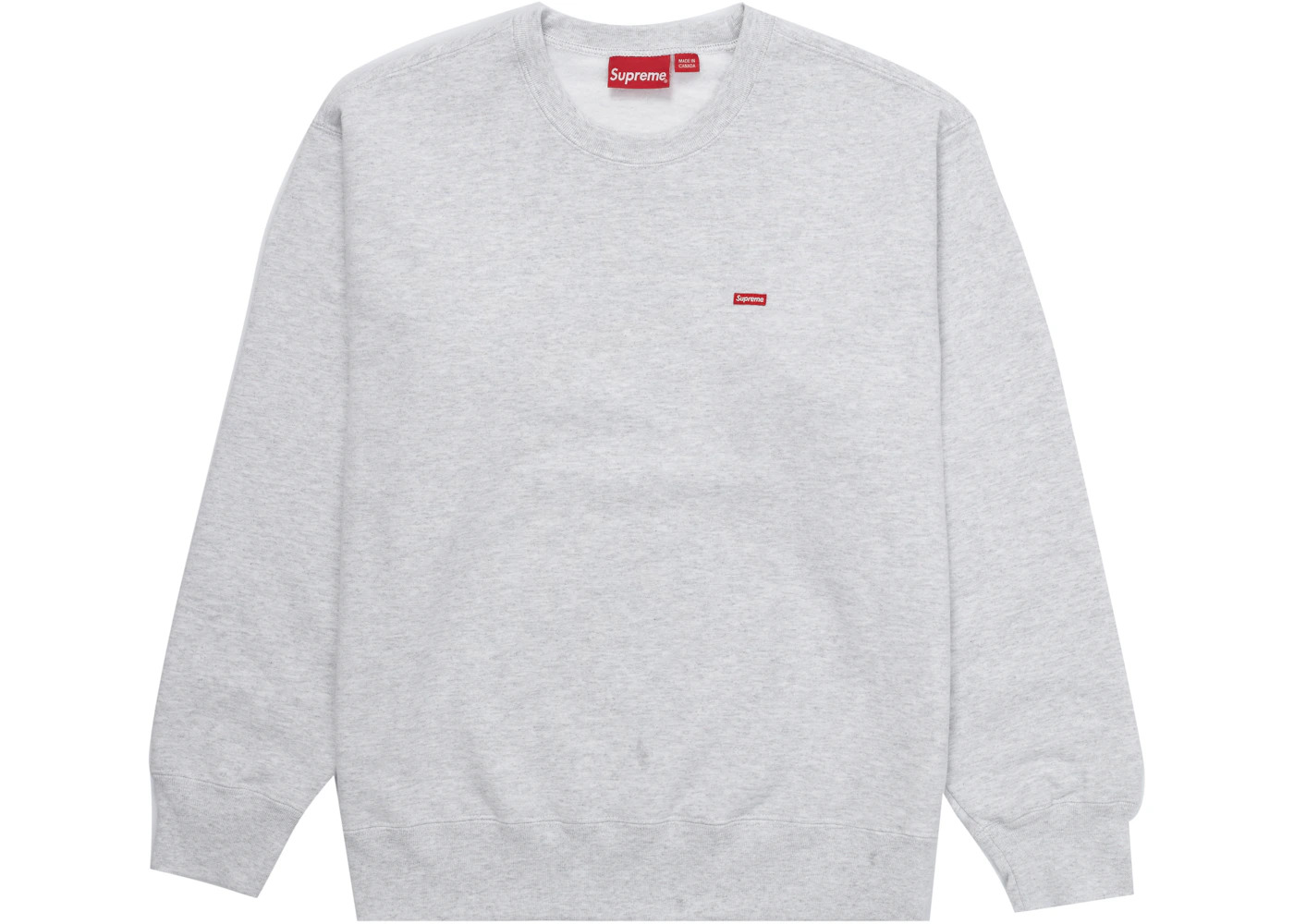 Supreme Small Box Crewneck (FW21) Ash Grey - 1