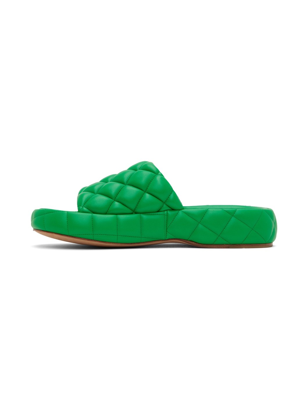 Green Padded Sandals - 3
