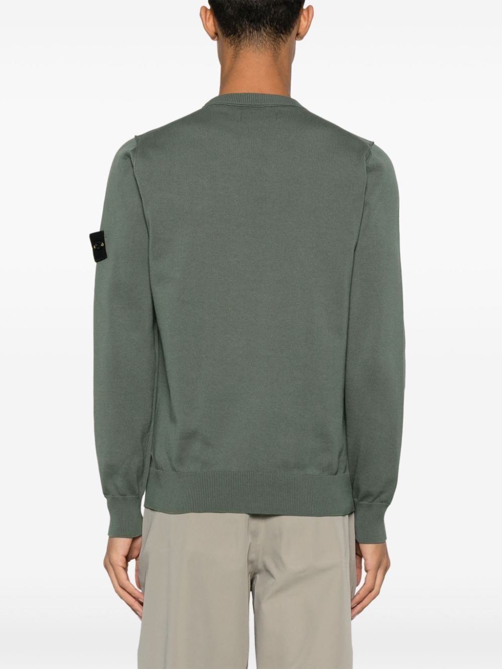 Compass-badge sweater - 4