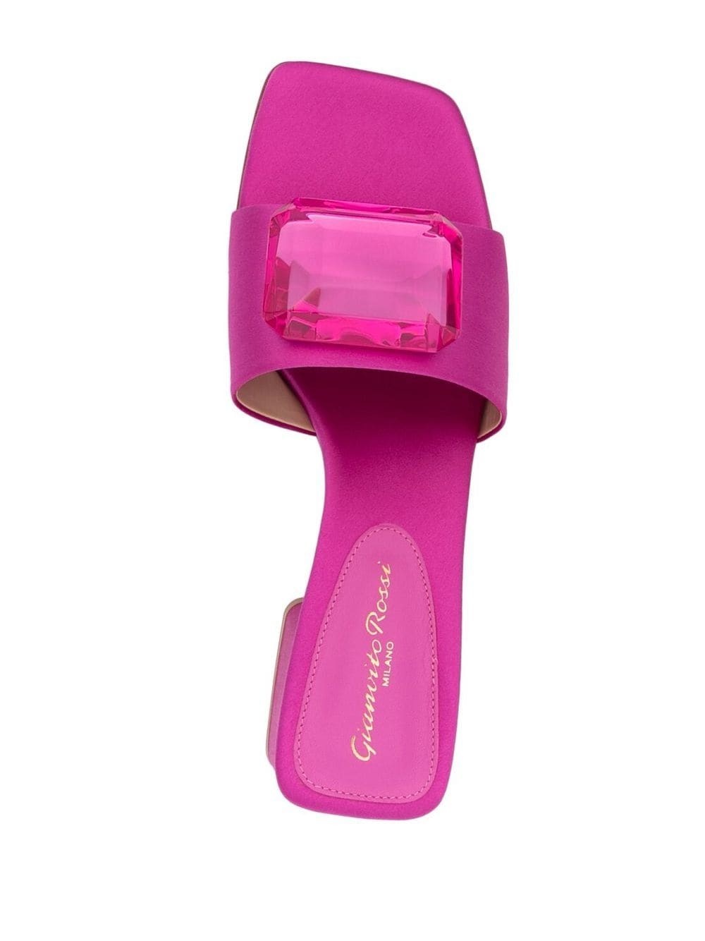 Jaipur 50mm embellished satin mules - 4