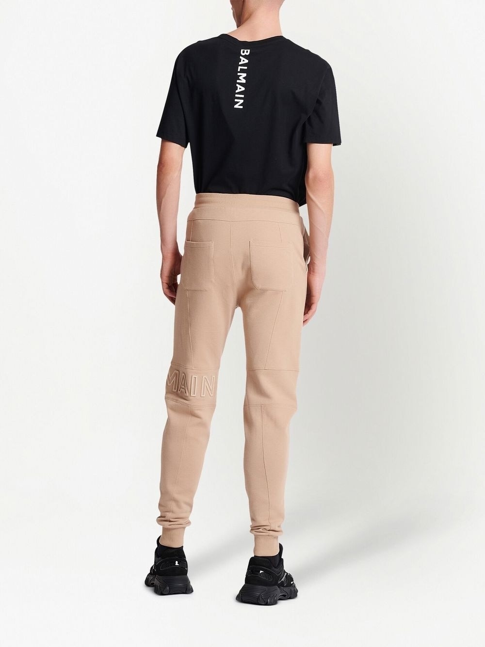 embossed logo track pants - 4