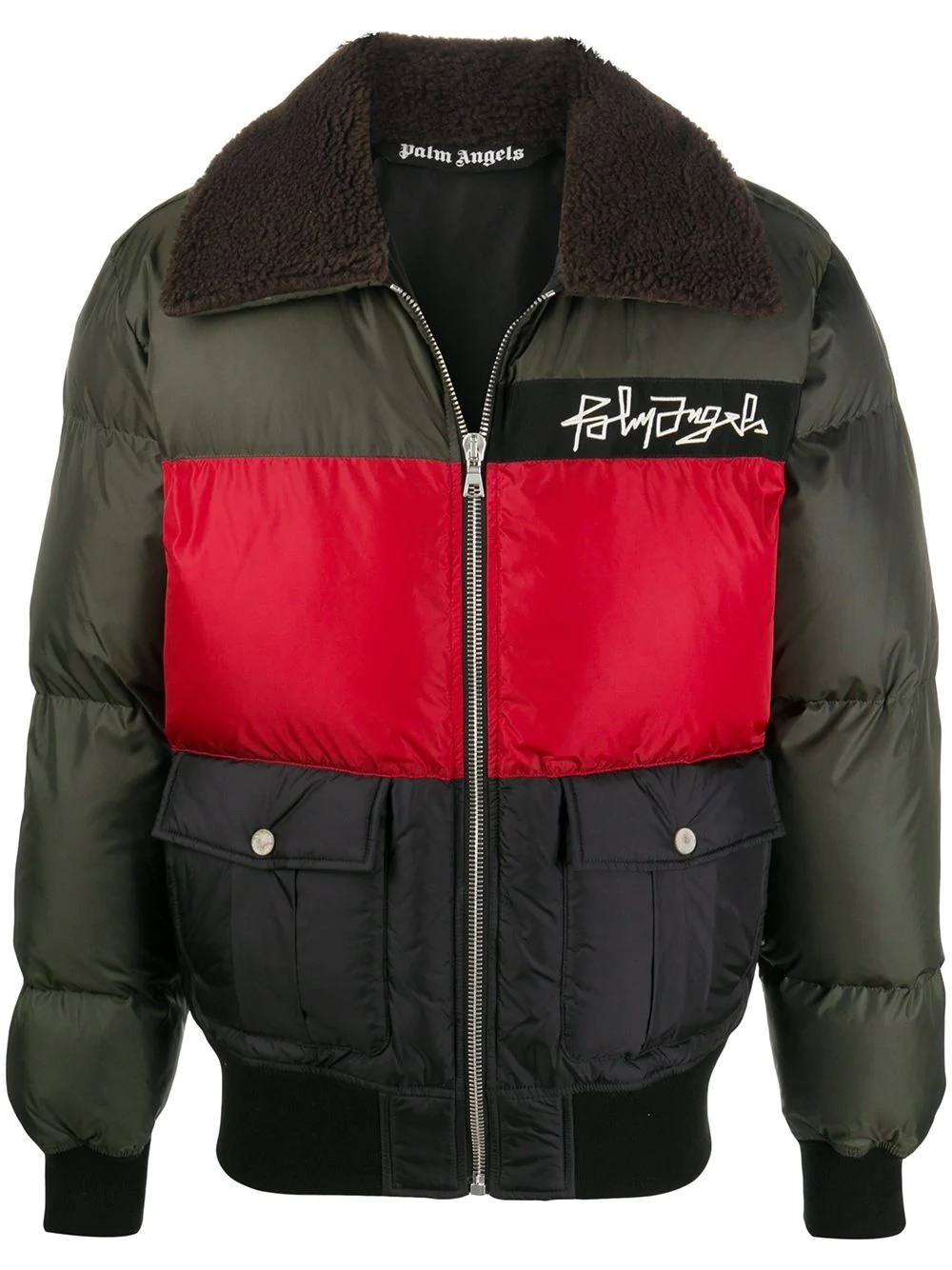 desert logo down jacket - 1