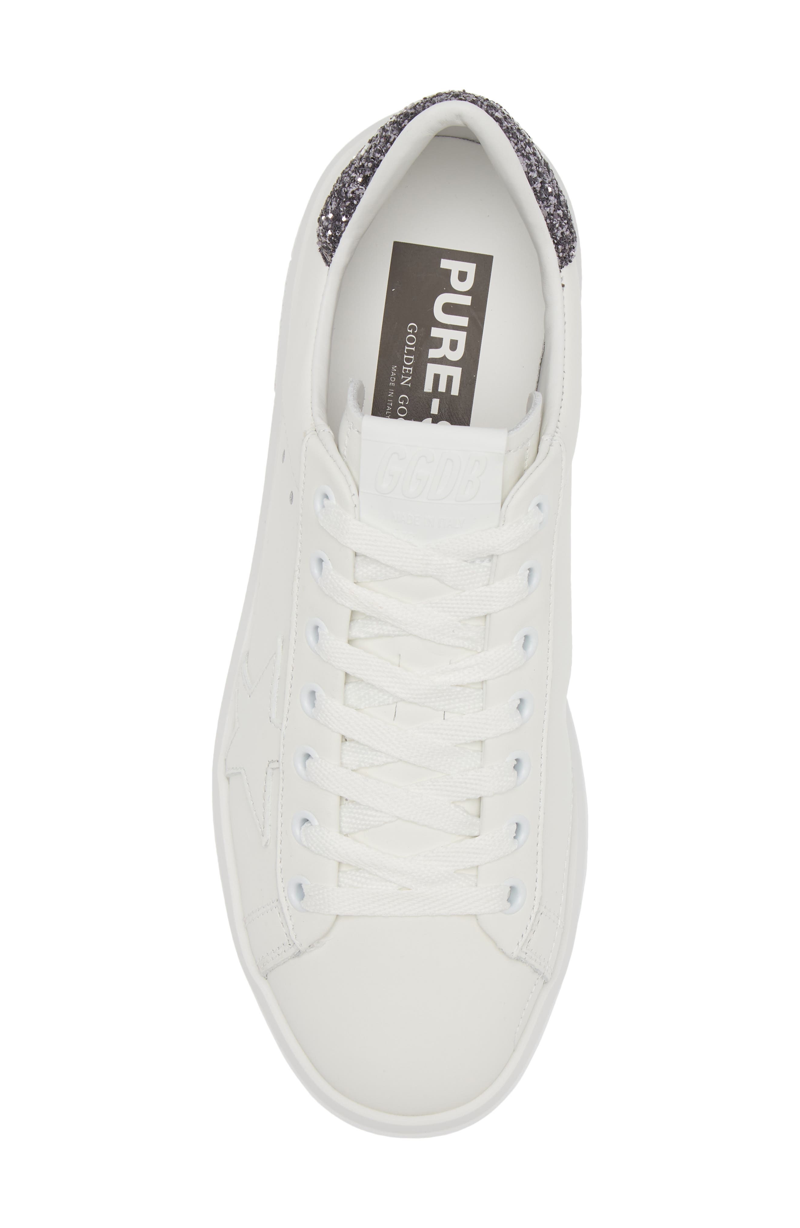 Golden Goose Purestar Low Top Sneaker in White/Anthracite at Nordstrom - 5